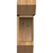 Ekena Millwork Thorton Slat Rough Sawn Bracket w/ Offset Brace, Western Red Cedar, 8"W x 24"D x 24"H BKT0806X24X24THR06RWR - alternate 2
